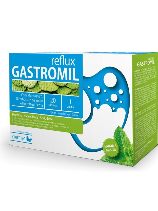GASTROMIL REFLUX 20 X 6G CARTEIRAS